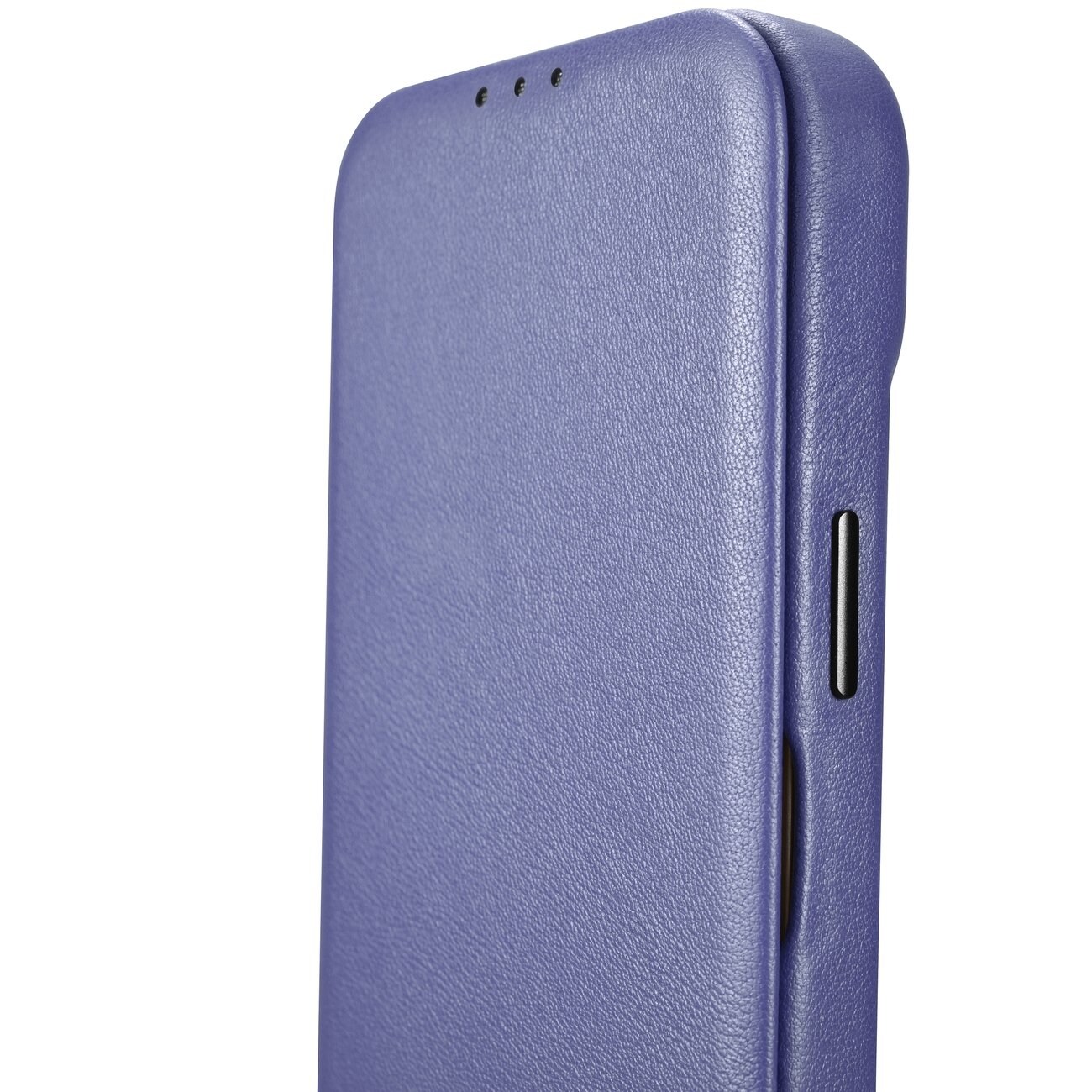 iCarer CE Premium Leather Folio Case for iPhone 14 Plus MagSafe Flip - Ljuslila (WMI14220715-LP)