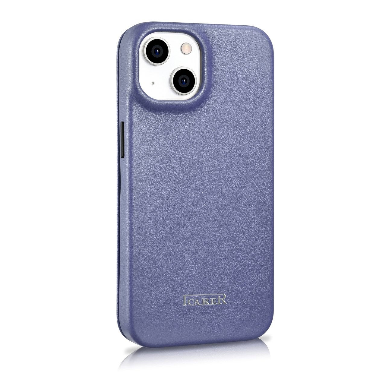 iCarer CE Premium Leather Folio Case for iPhone 14 Plus MagSafe Flip - Ljuslila (WMI14220715-LP)