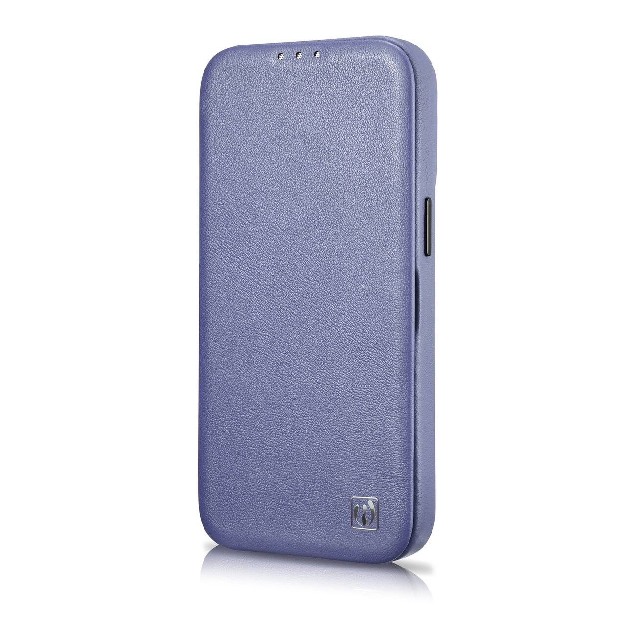 iCarer CE Premium Leather Folio Case for iPhone 14 Plus MagSafe Flip - Ljuslila (WMI14220715-LP)