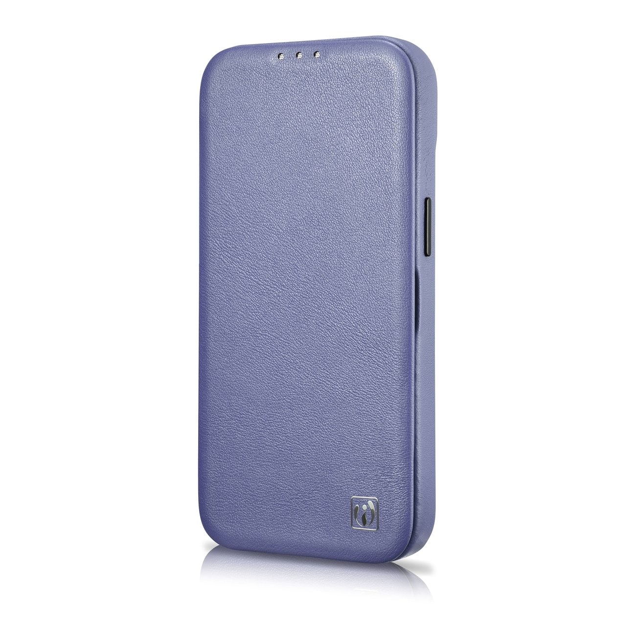 iCarer CE Premium Leather Folio Case for iPhone 14 Plus MagSafe Flip - Ljuslila (WMI14220715-LP)