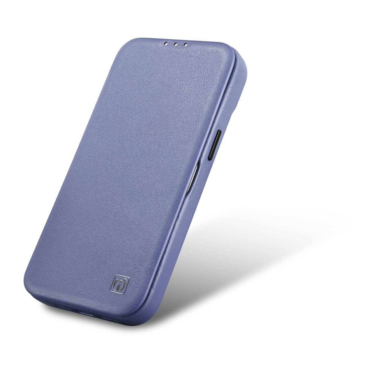iCarer CE Premium Leather Folio Case for iPhone 14 Plus MagSafe Flip - Ljuslila (WMI14220715-LP)