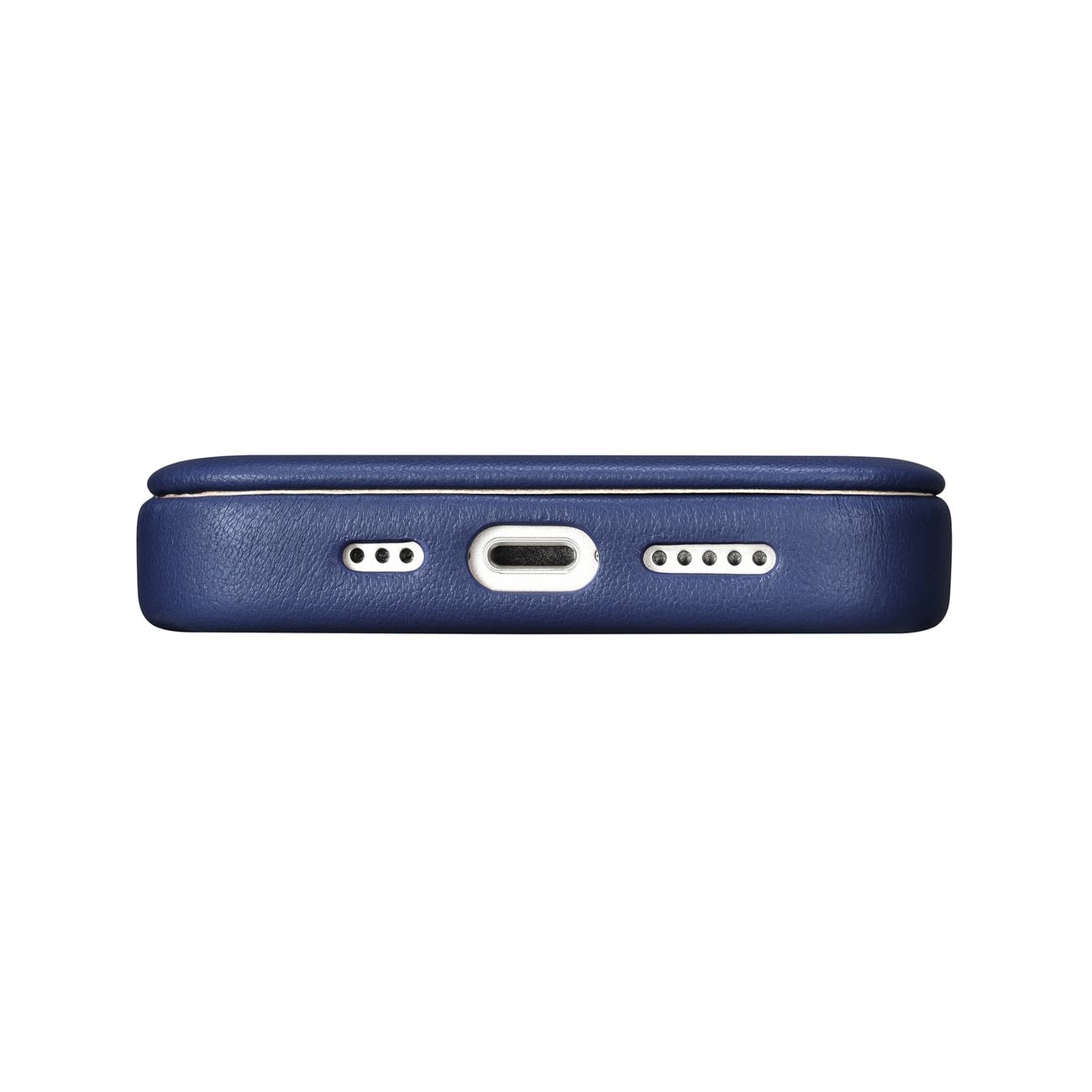 iCarer CE Premium Läder Foliofodral iPhone 14 Plus Magnetiskt Flip MagSafe Blue (WMI14220715-BU)