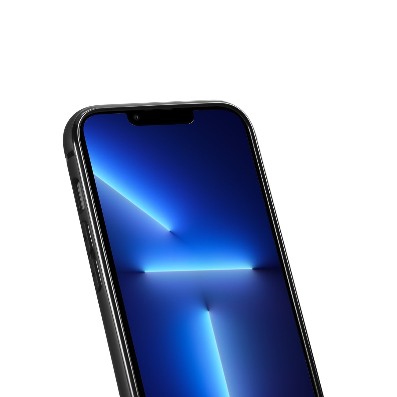 iCarer Läderolja Vaxfodral täckt med naturläder för iPhone 14 Plus blå (WMI14220719-BU)