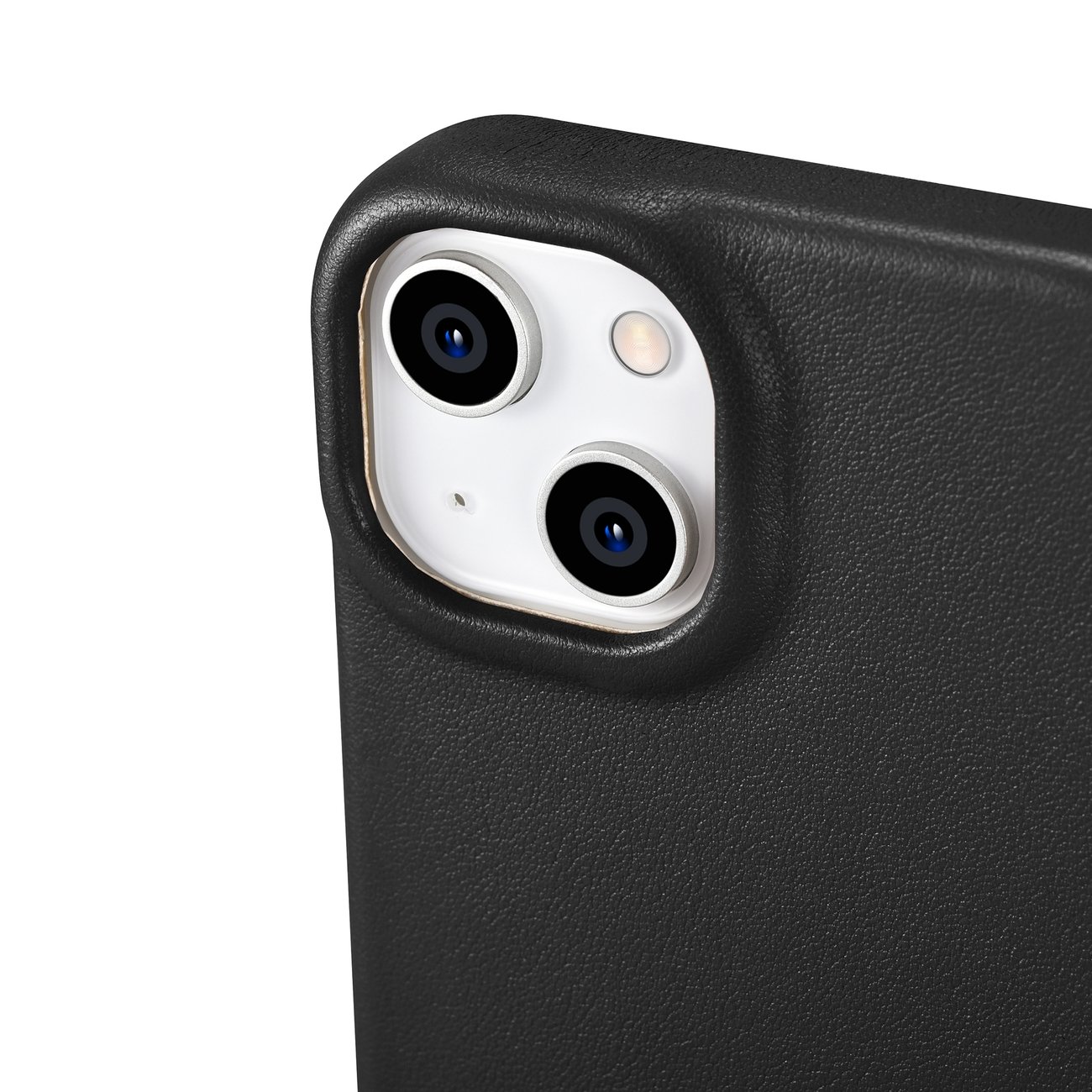 iCarer CE Premium Leather Folio Case for iPhone 14 Plus MagSafe Black (WMI14220715-BK)