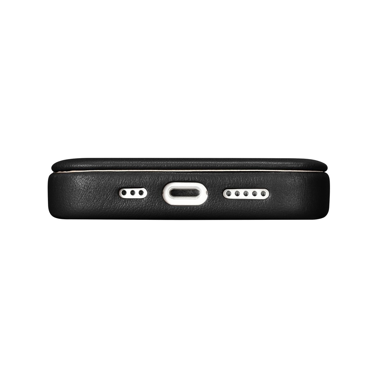 iCarer CE Premium Leather Folio Case for iPhone 14 Plus MagSafe Black (WMI14220715-BK)