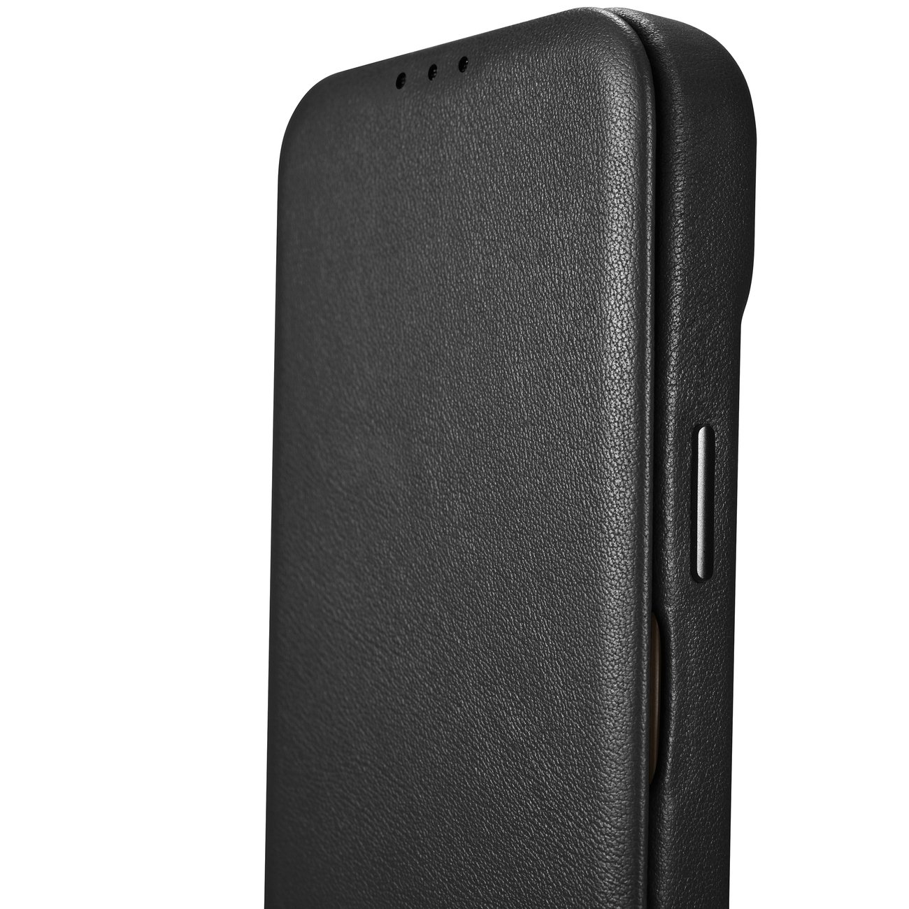 iCarer CE Premium Leather Folio Case for iPhone 14 Plus MagSafe Black (WMI14220715-BK)