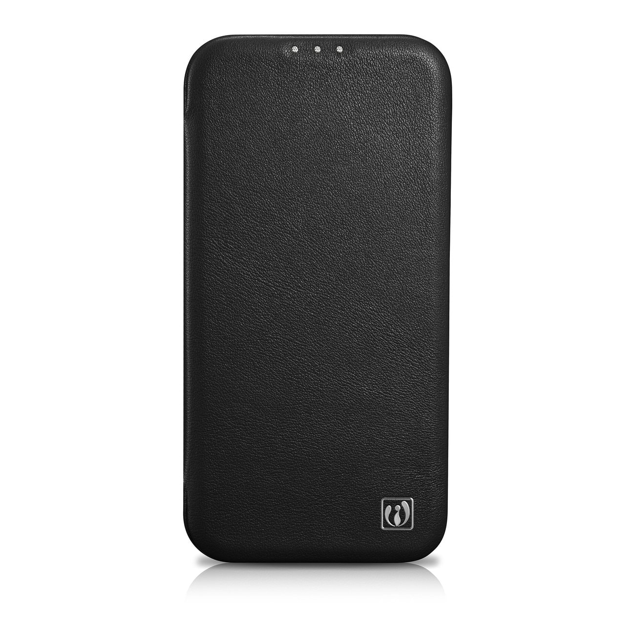 iCarer CE Premium Leather Folio Case for iPhone 14 Plus MagSafe Black (WMI14220715-BK)