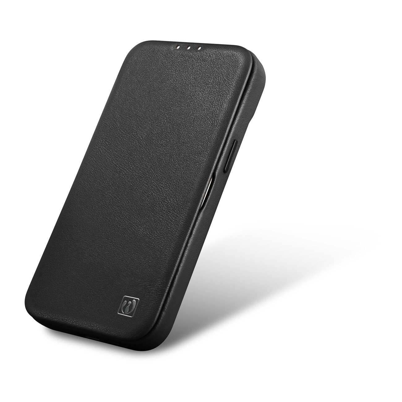 iCarer CE Premium Leather Folio Case for iPhone 14 Plus MagSafe Black (WMI14220715-BK)