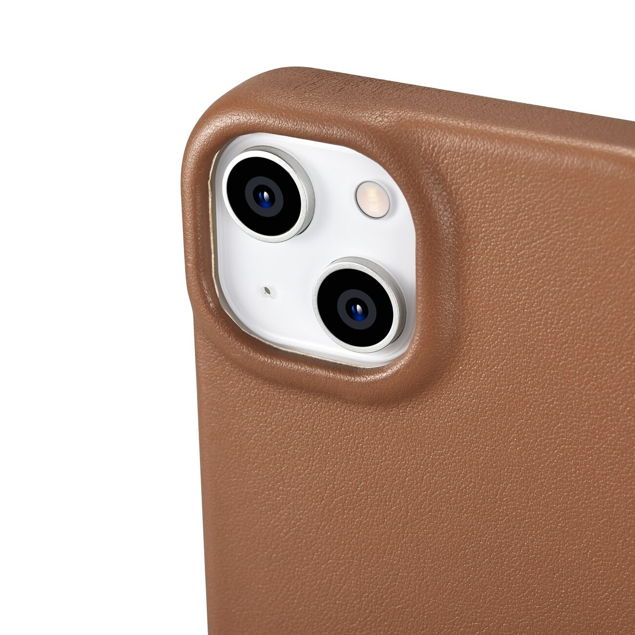 iCarer CE Premium Leather Folio Case for iPhone 14 Plus MagSafe Brown (WMI14220715-BN)