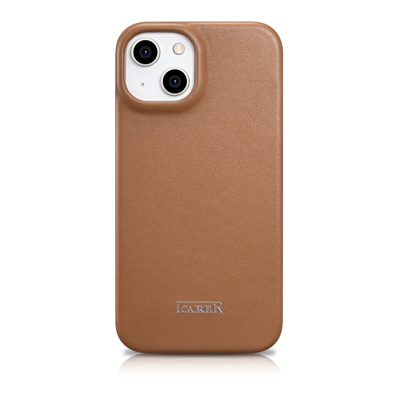 iCarer CE Premium Leather Folio Case for iPhone 14 Plus MagSafe Brown (WMI14220715-BN)