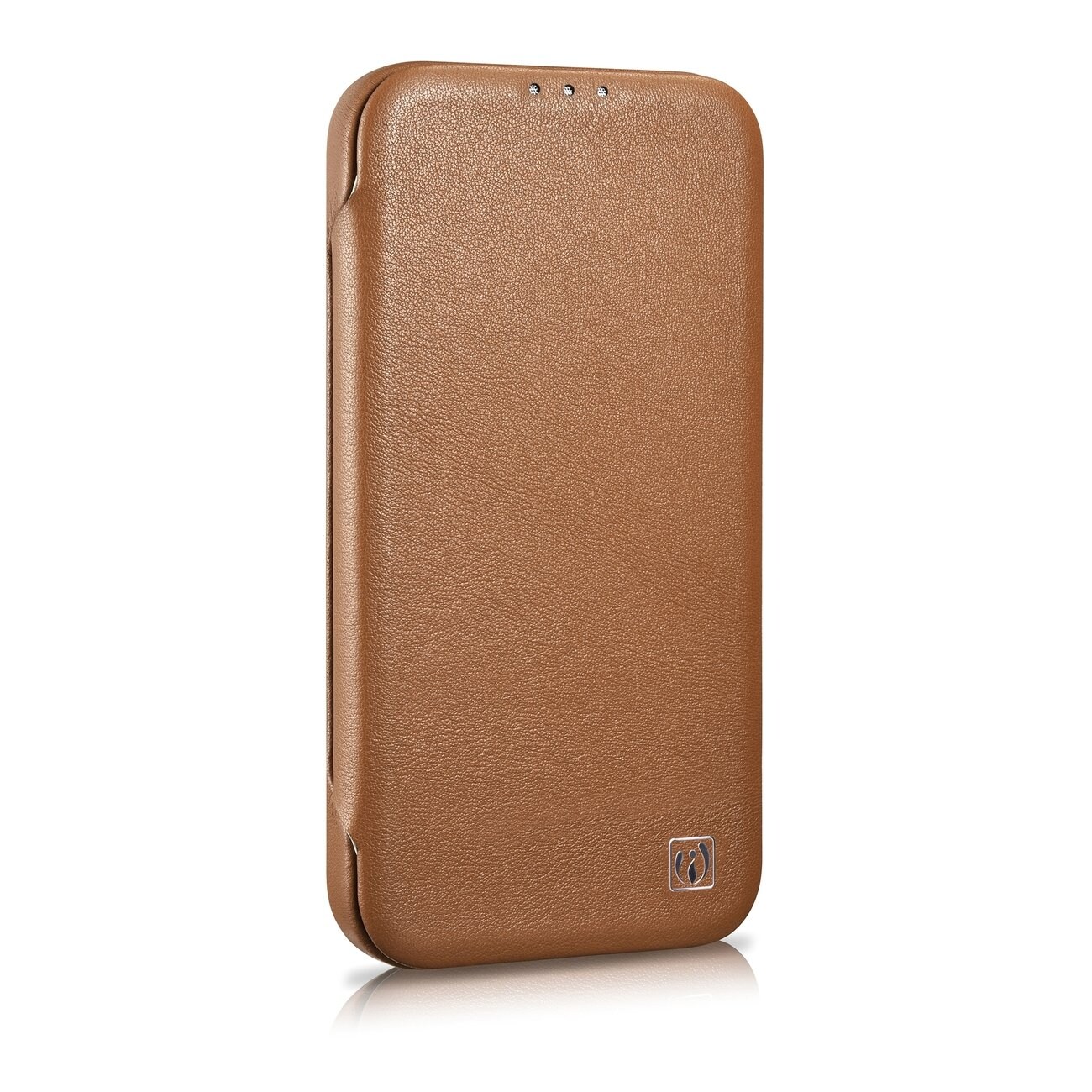 iCarer CE Premium Leather Folio Case for iPhone 14 Plus MagSafe Brown (WMI14220715-BN)