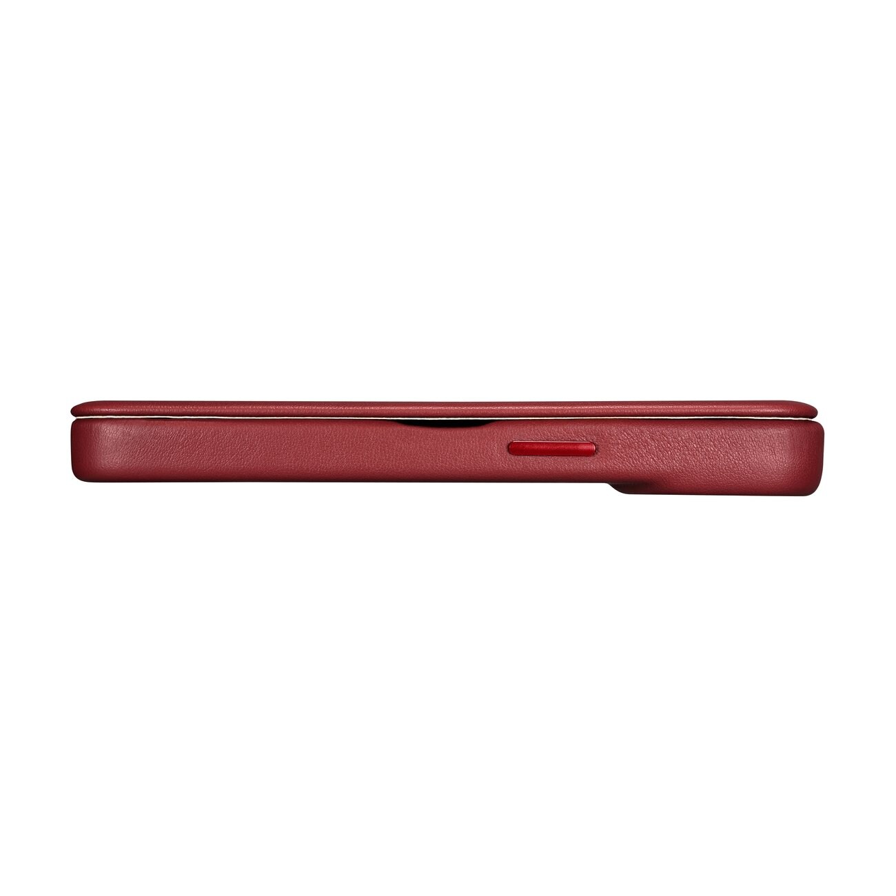 iCarer CE Premium Läder Foliofodral iPhone 14 Plus Magnetiskt MagSafe Röd (WMI14220715-RD)