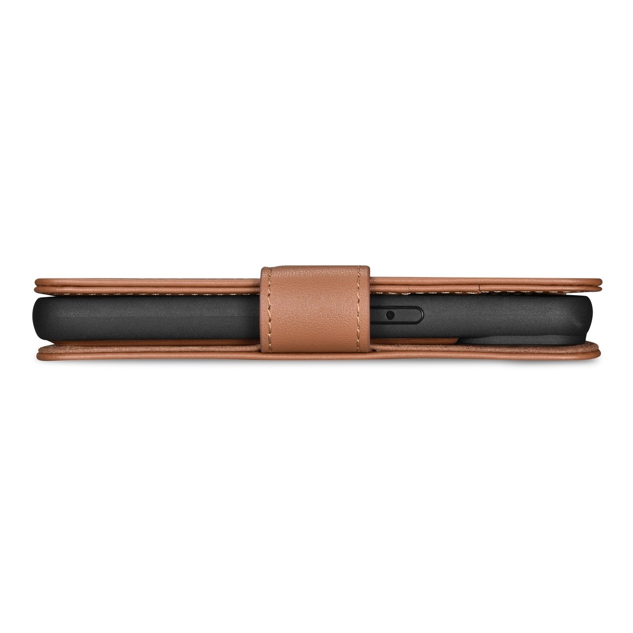iCarer plånboksfodral 2in1-skydd iPhone 14 Plus Anti-RFID läder flipfodral Brun (WMI14220727-BN)