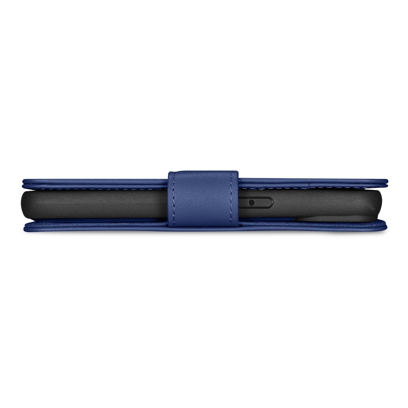 iCarer plånboksfodral 2in1-fodral iPhone 14 Plus Anti-RFID läder flipfodral blå (WMI14220727-BU)