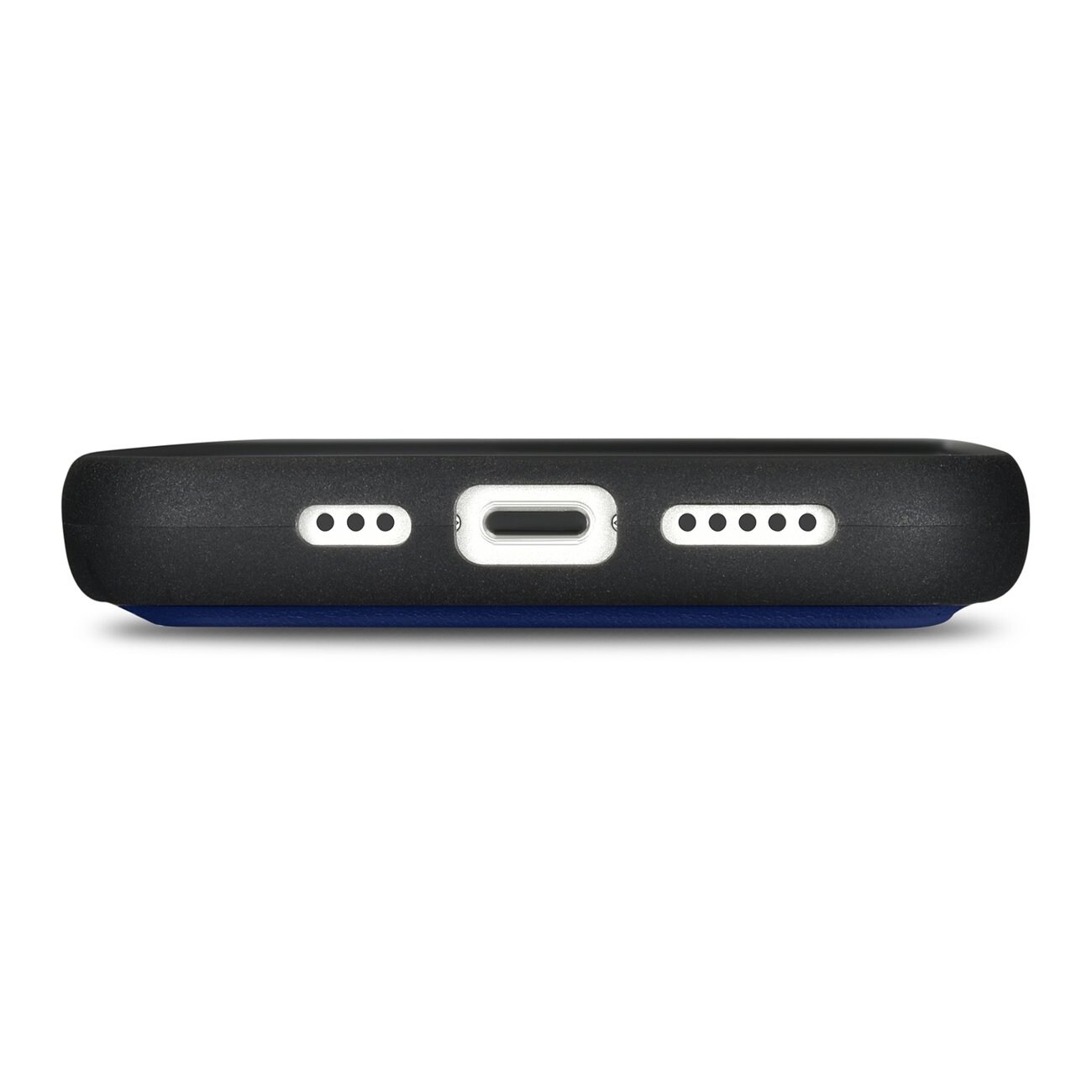 iCarer plånboksfodral 2in1-fodral iPhone 14 Plus Anti-RFID läder flipfodral blå (WMI14220727-BU)