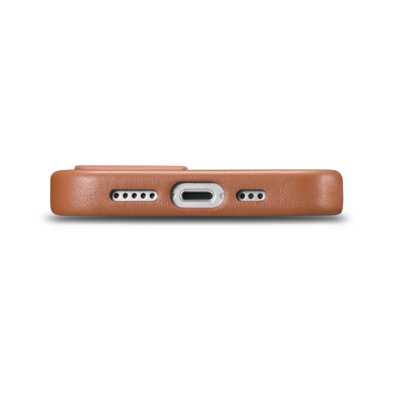 iCarer Fodral Läderfodral Skydd för iPhone 14 Plus Brun (MagSafe-kompatibel)