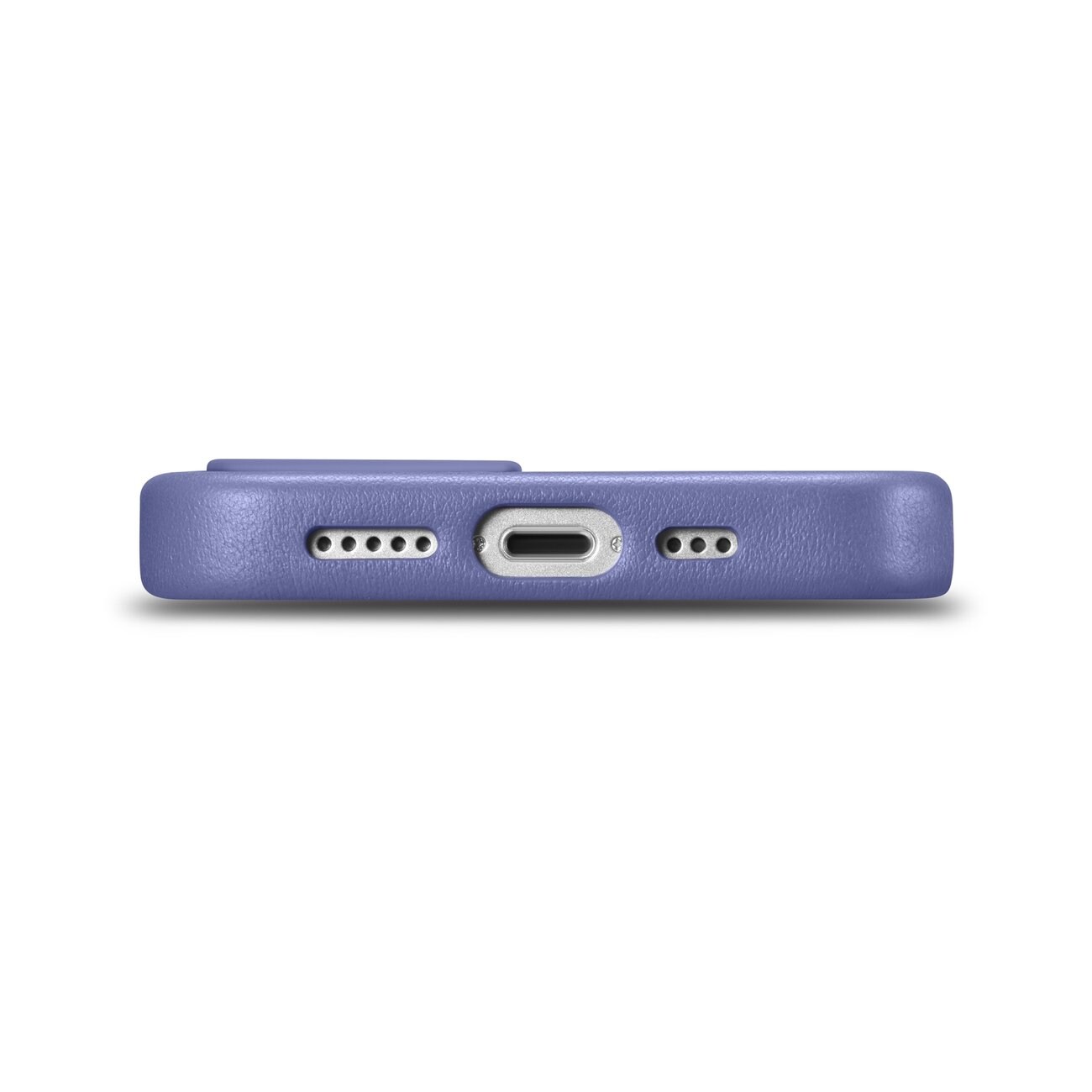 iCarer Fodral Läderöverdrag Äkta läder iPhone 14 Plus Ljuslila (MagSafe-kompatibel)
