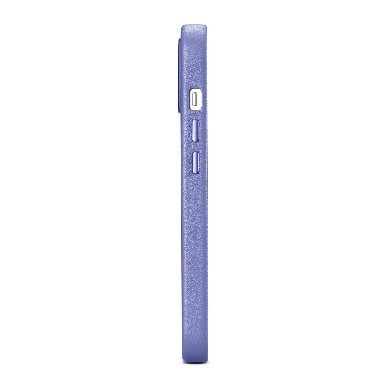 iCarer Fodral Läderöverdrag Äkta läder iPhone 14 Plus Ljuslila (MagSafe-kompatibel)