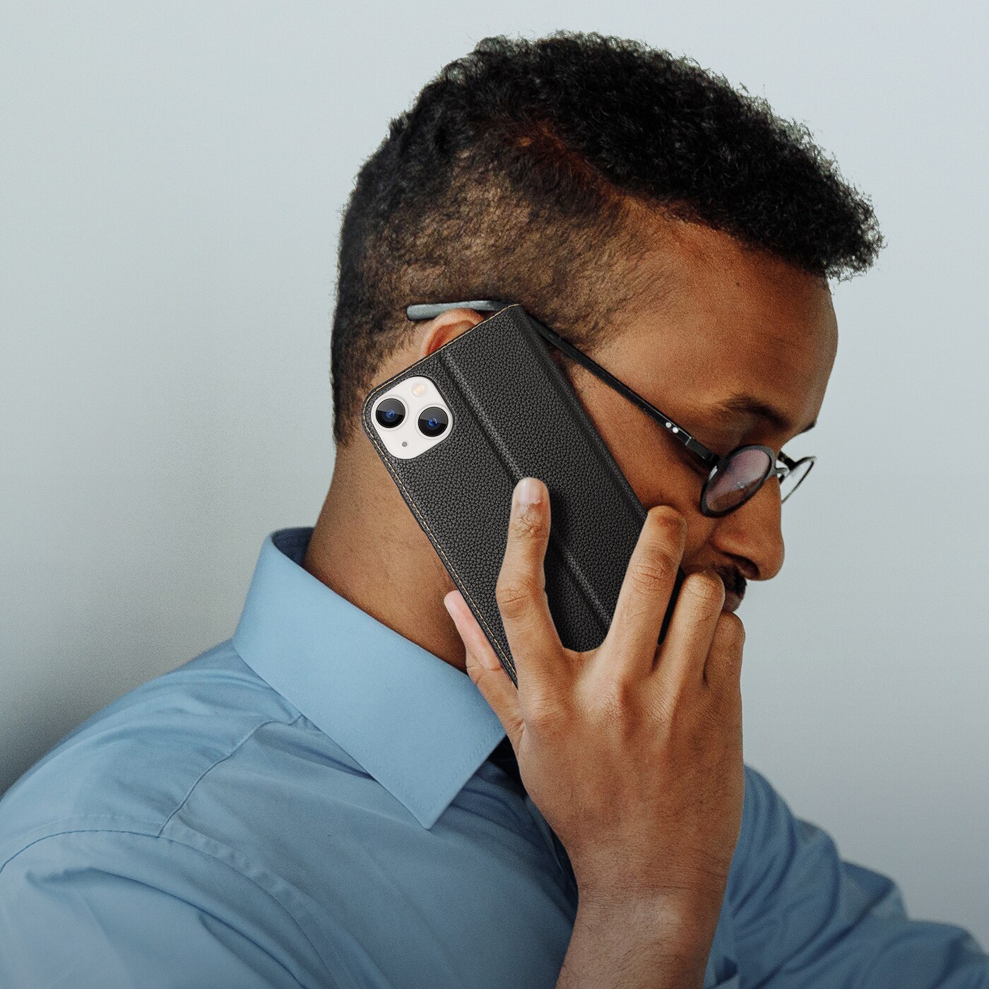 Dux Ducis Skin X2-etui til iPhone 14 Plus-etui med magnetisk klap sort