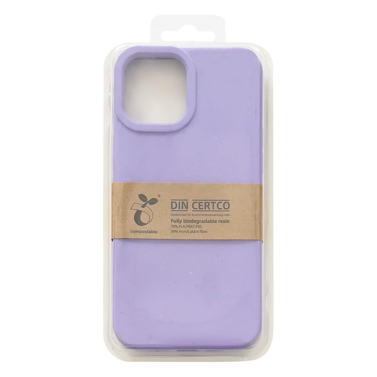 Eco Case fodral för iPhone 14 Plus nedbrytbart silikonskydd lila