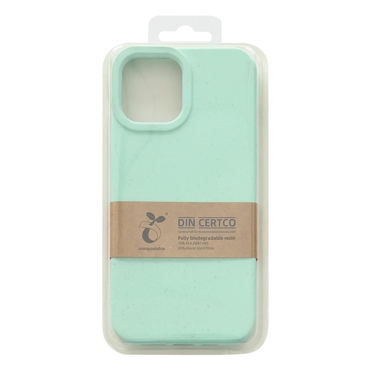 Eco Case fodral för iPhone 14 Plus nedbrytbart silikonskydd mintgrönt