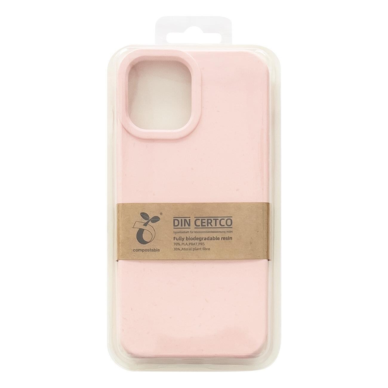 Eco Case fodral för iPhone 14 Plus nedbrytbart silikonskydd rosa