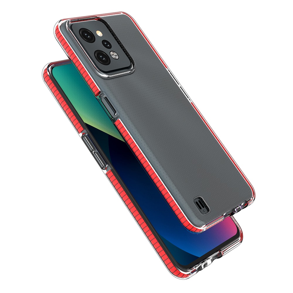 Spring Case-etui til Realme C31 silikonecover med ramme sort