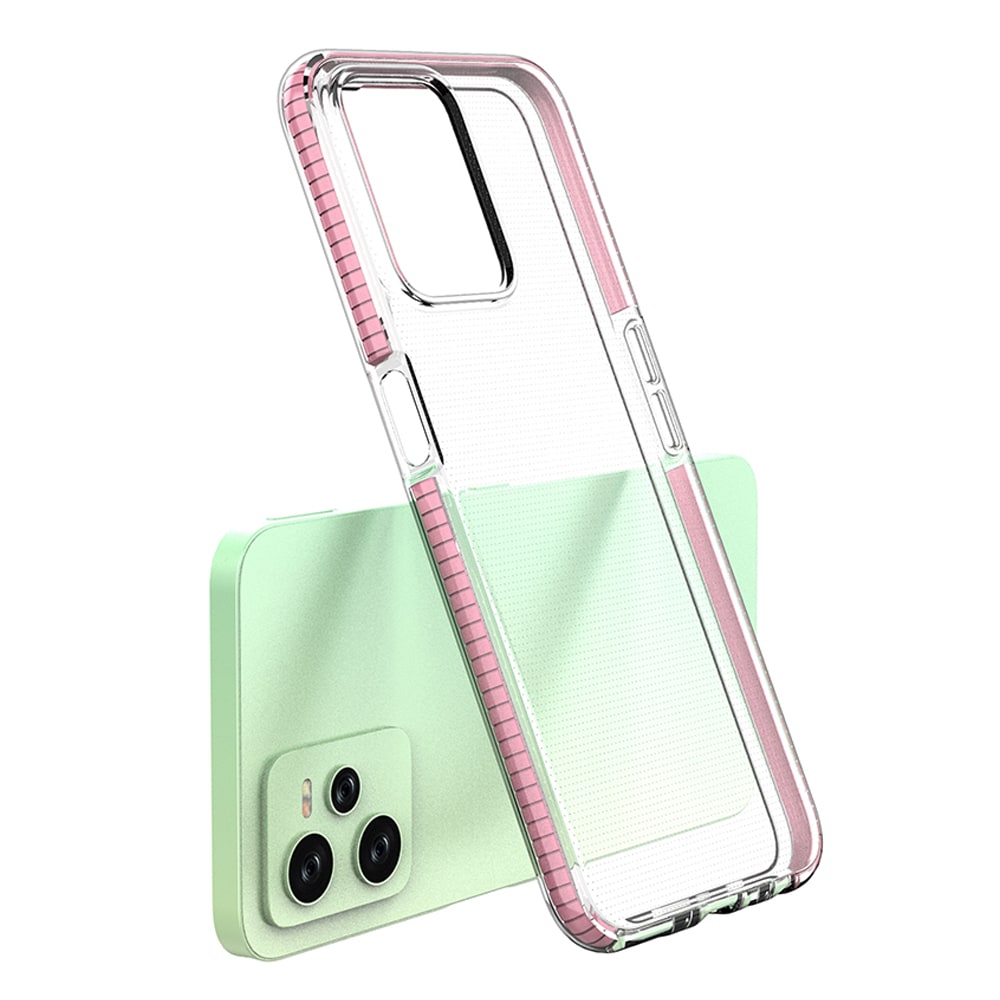 Spring Case etui til Realme C35 silikone cover med ramme sort