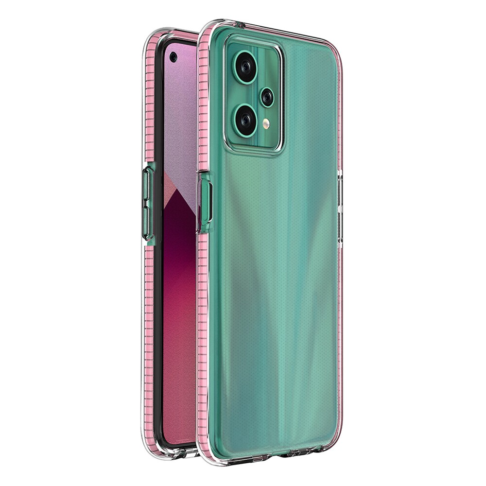 Spring Case til Realme 9 Pro silikone cover med ramme lyserød