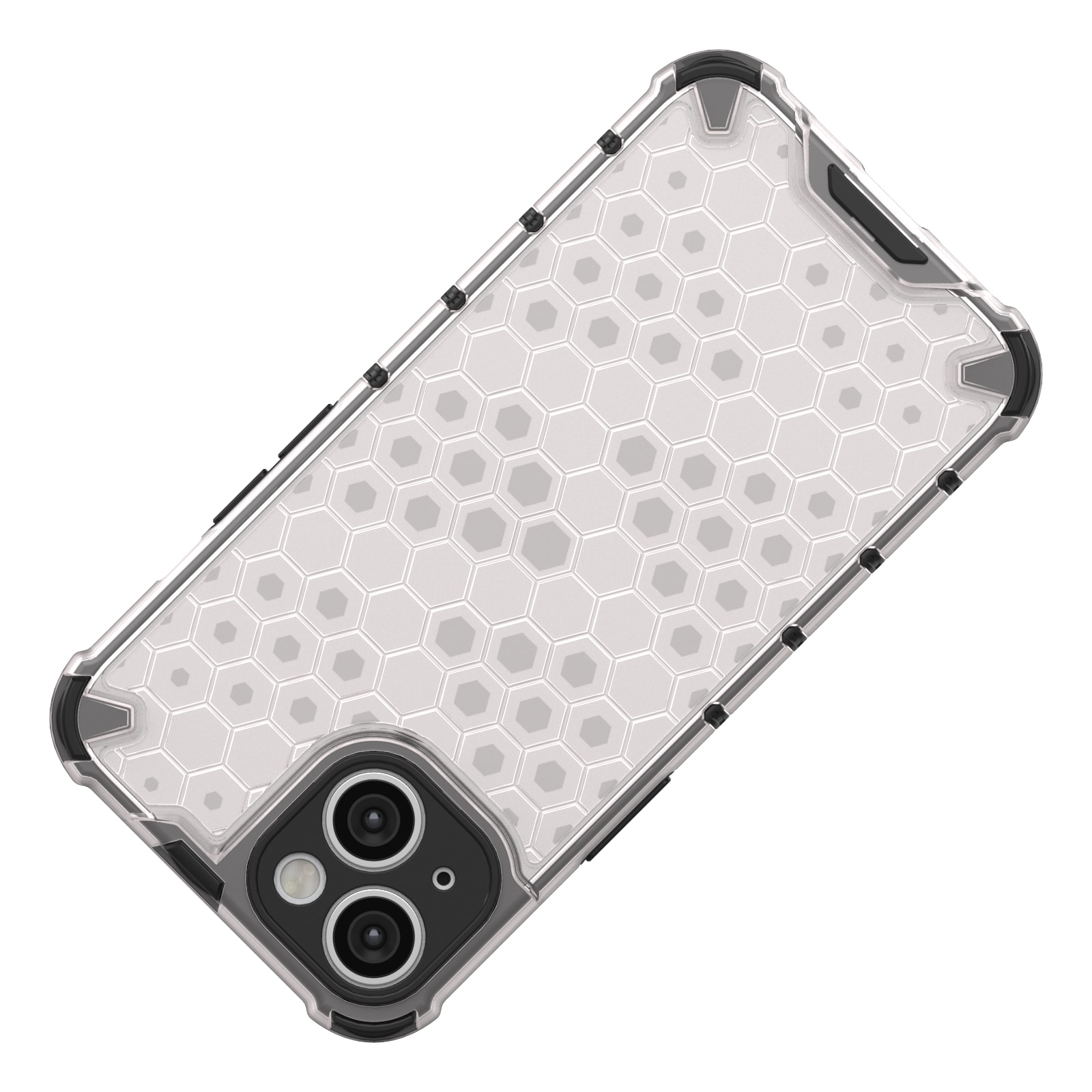Honeycomb-fodral för iPhone 14 bepansrat hybridfodral svart