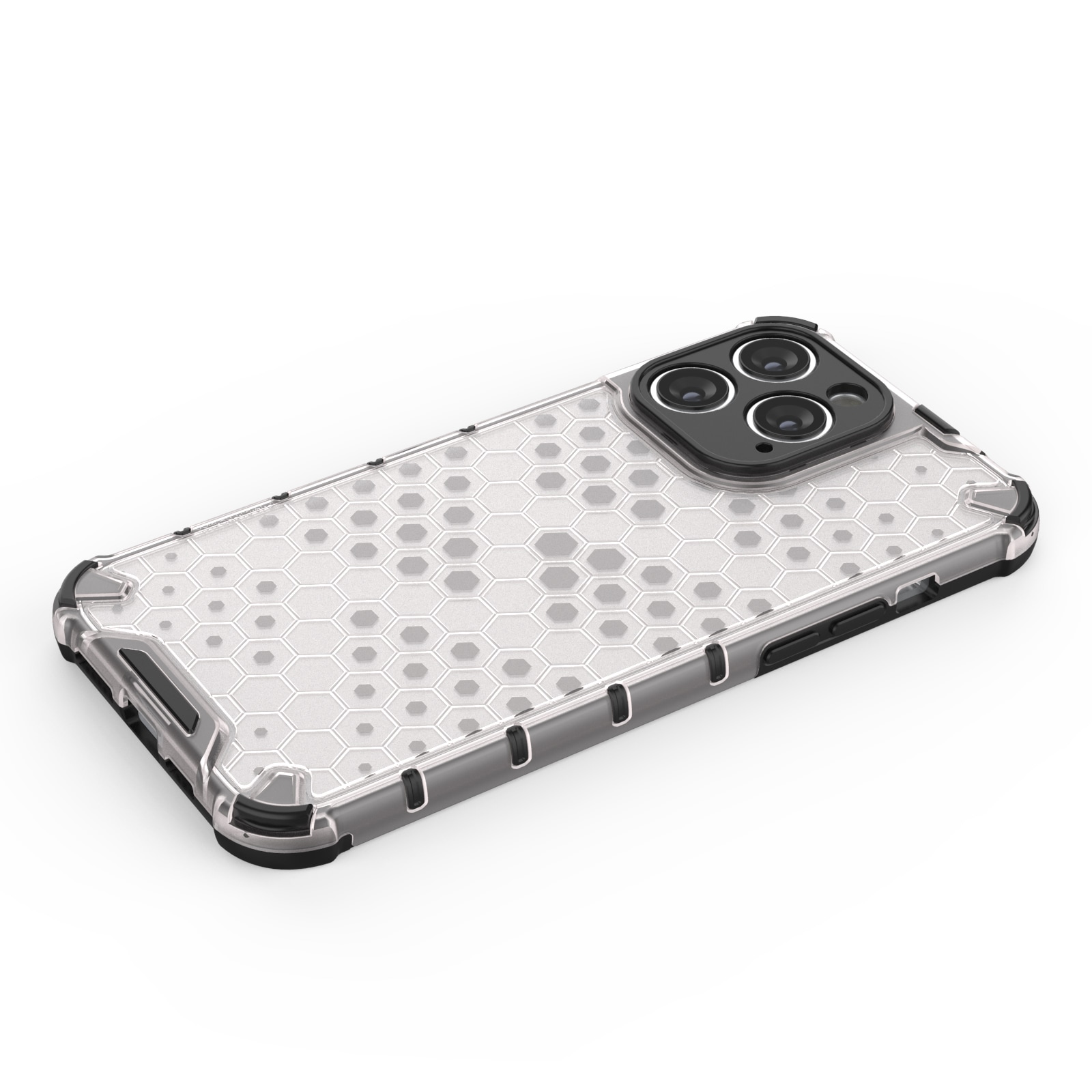 Honeycomb-fodral för iPhone 14 Pro bepansrat hybridfodral blå