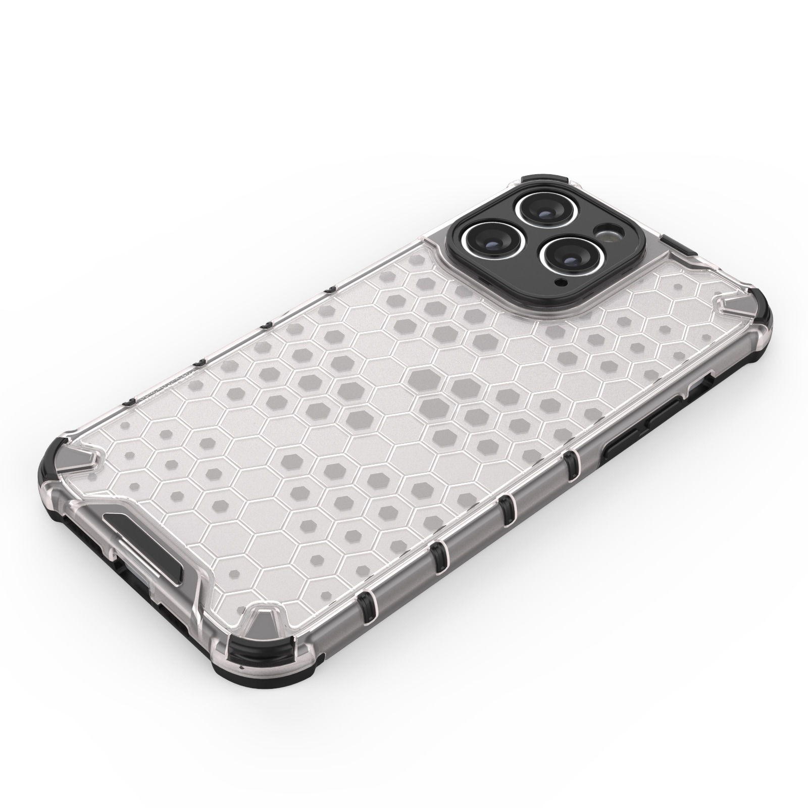 Honeycomb-fodral för iPhone 14 Pro bepansrat hybridfodral blå