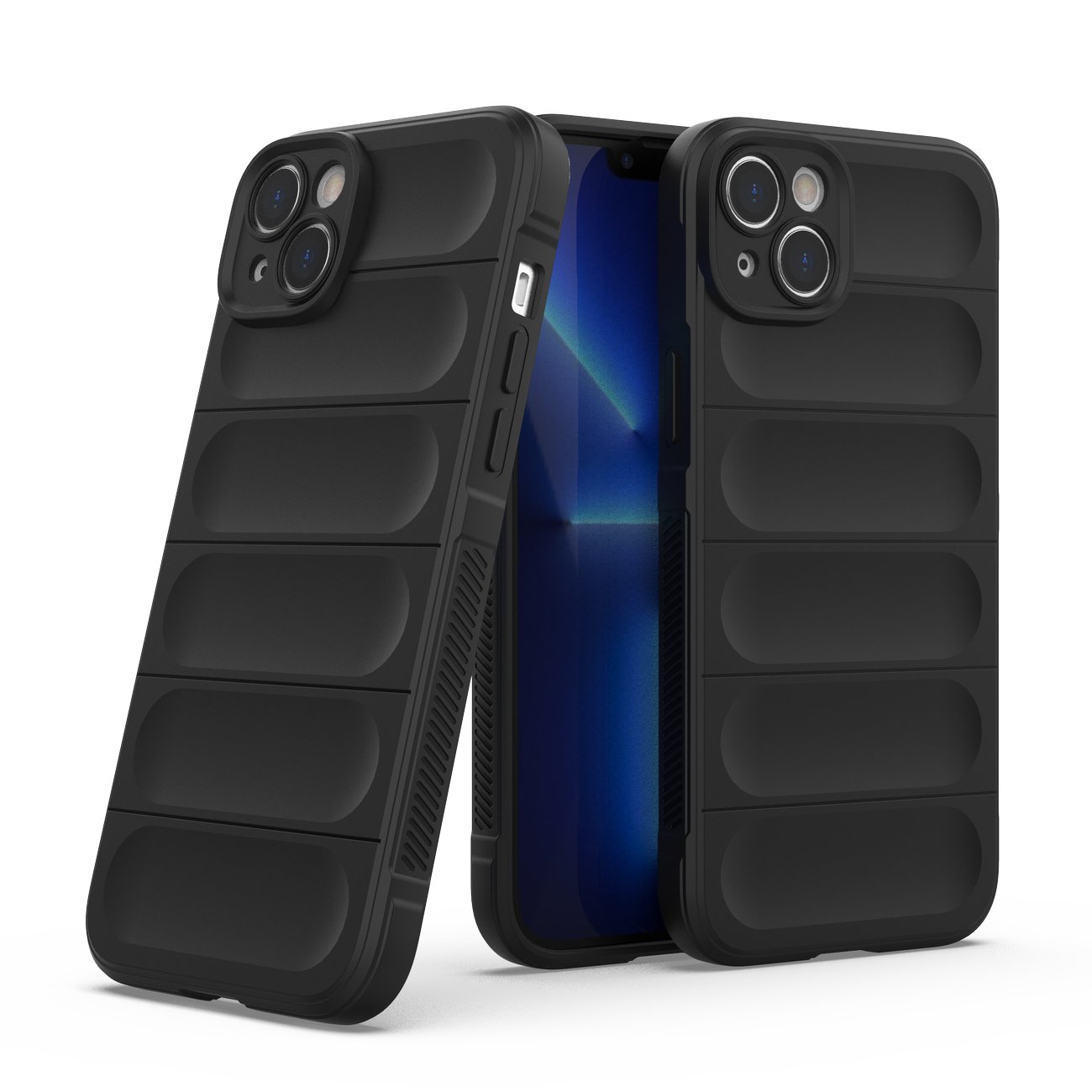 Magic Shield Case fodral för iPhone 14 Plus flexibelt pansarskydd svart