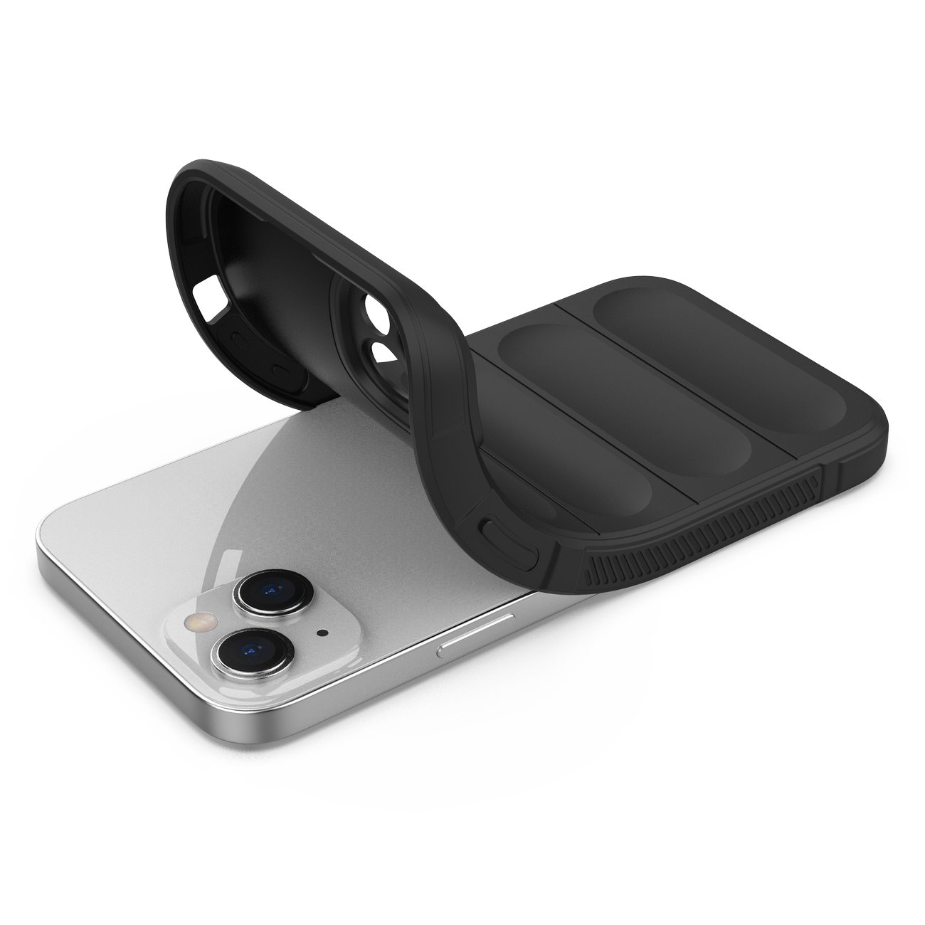 Magic Shield Case fodral för iPhone 14 Plus flexibelt pansarskydd svart