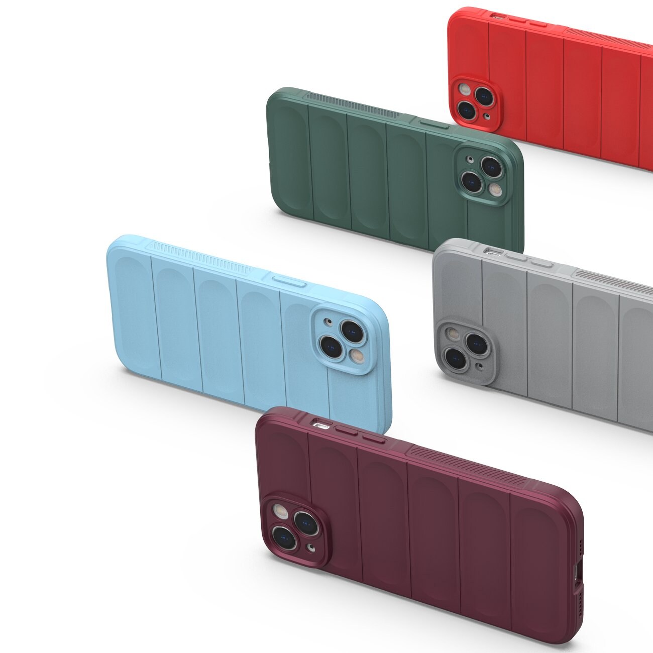 Magic Shield Case fodral för iPhone 14 Plus flexibelt pansarskydd röd