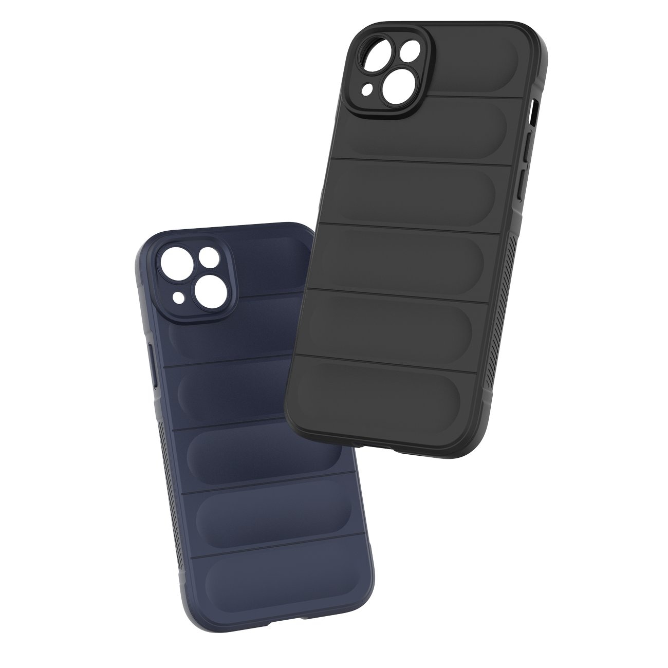 Magic Shield Case fodral för iPhone 14 Plus elastiskt pansarfodral i vinrött