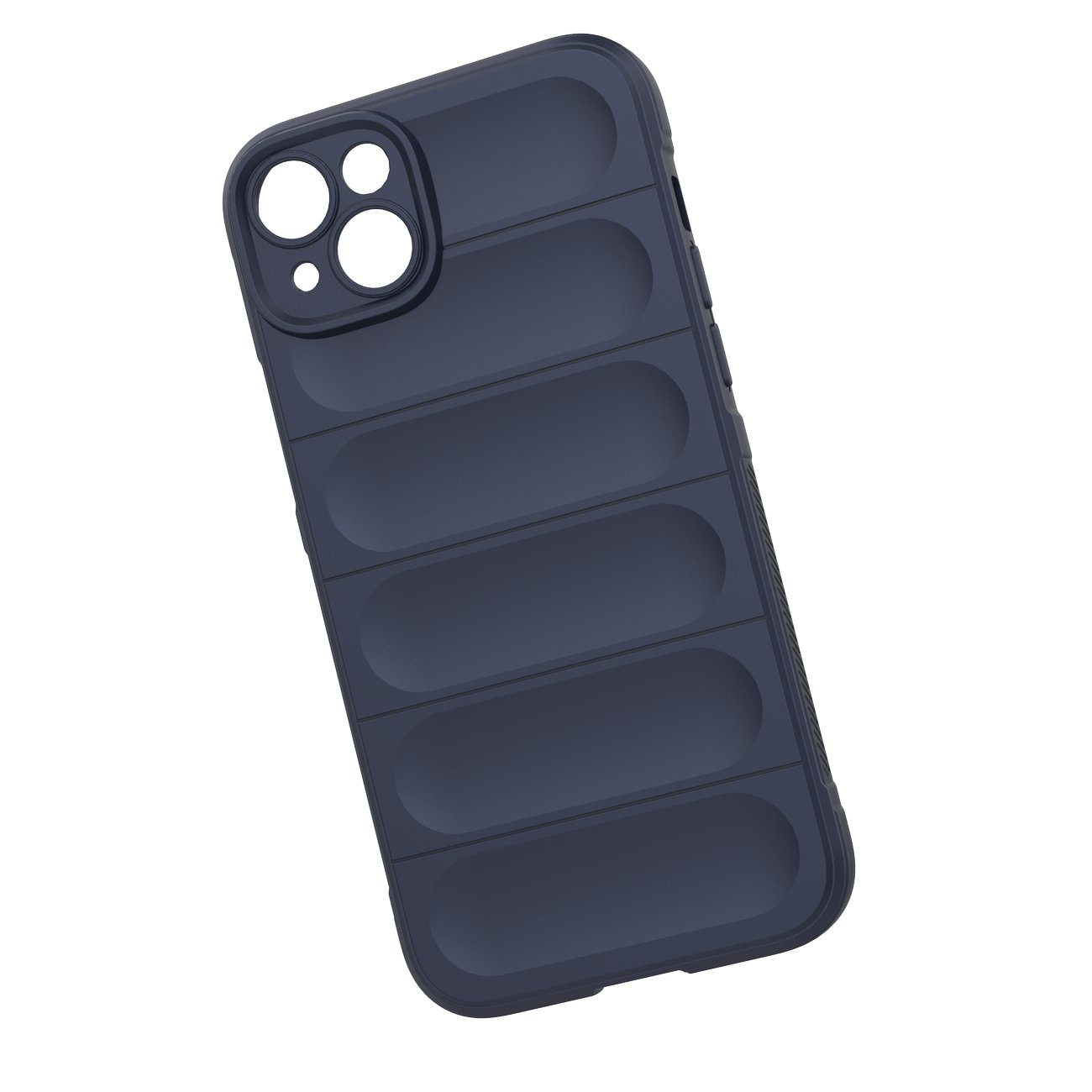 Magic Shield Case fodral för iPhone 14 Plus elastiskt pansarfodral i vinrött