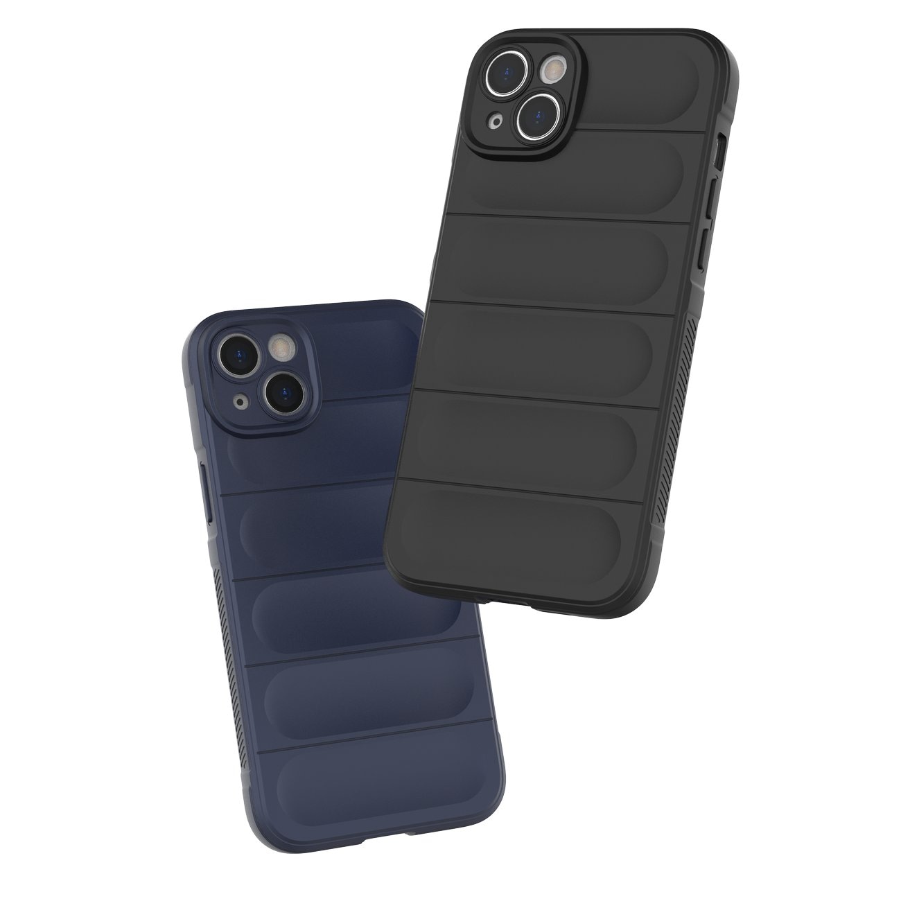 Magic Shield Case fodral för iPhone 14 Plus flexibelt pansarskyddat mörkblått fodral