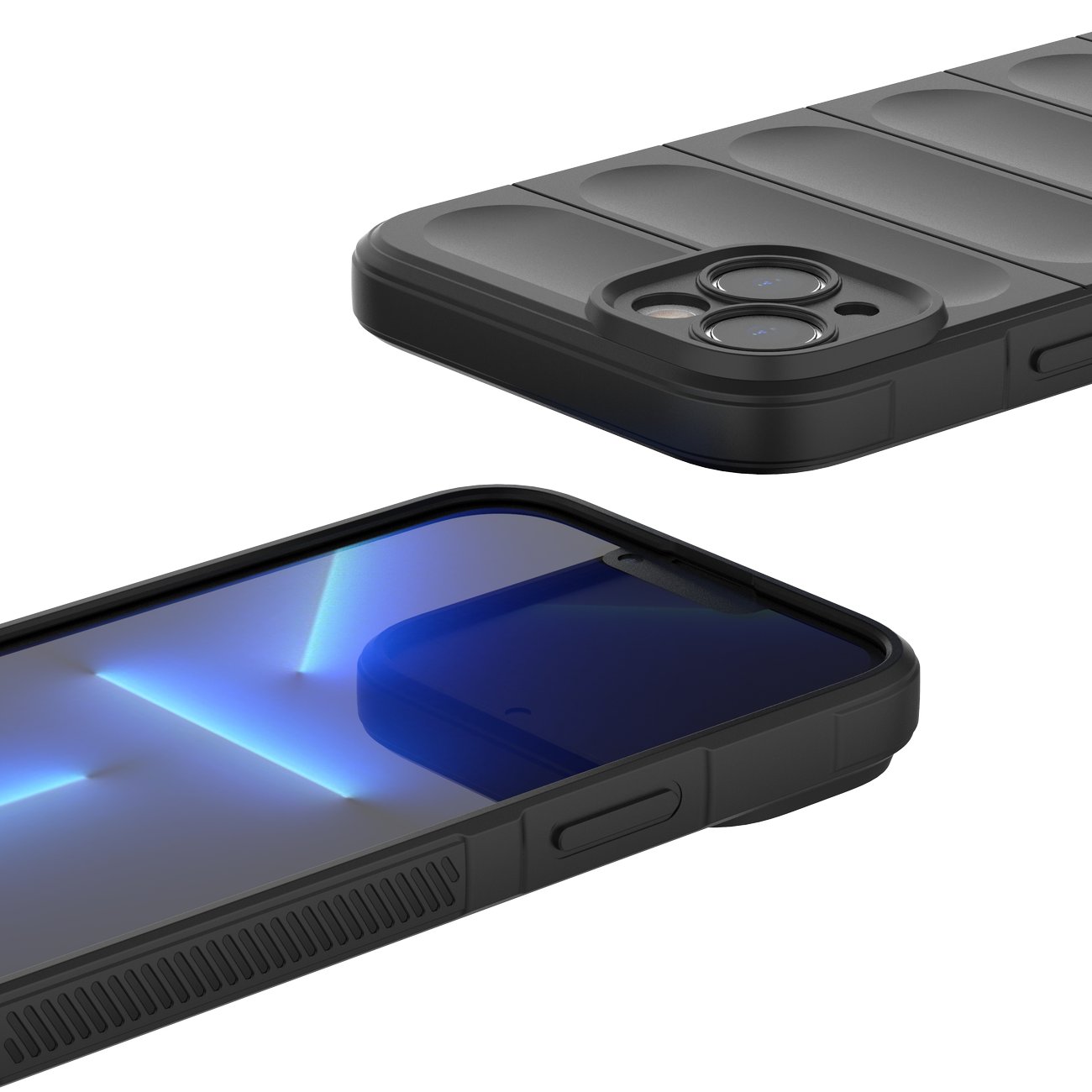 Magic Shield Case fodral för iPhone 14 Plus flexibelt pansarfodral ljusblått
