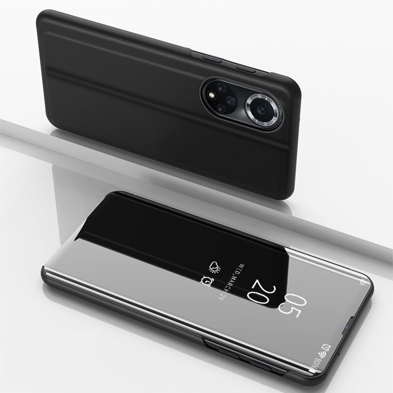 Clear View Case fodral för Huawei nova 9 flip cover svart