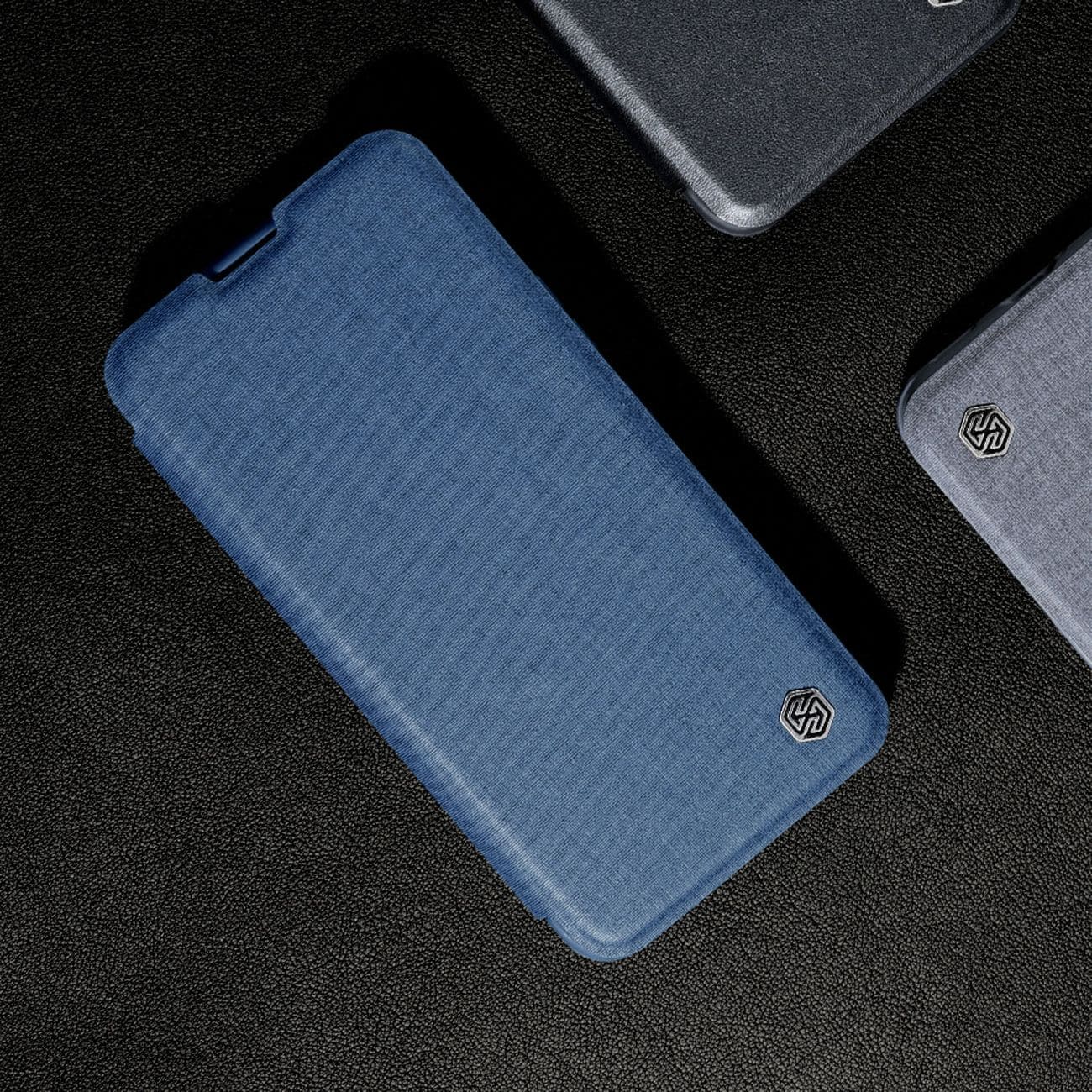 Nillkin Qin Läder Pro Case iPhone 14 Plus Kameraskydd Hölster Skydd Flip Case Svart