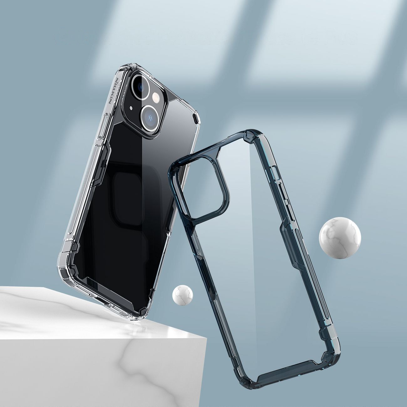 Nillkin Nature Pro iPhone 14 Plus fodral, pansarskydd, genomskinligt skydd