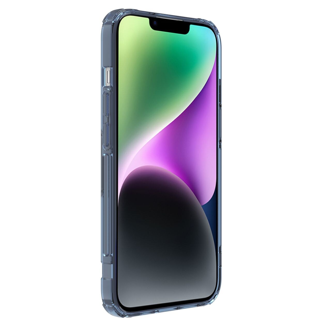 Nillkin Nature Pro iPhone 14 Plus-fodral, pansarskydd, blått fodral
