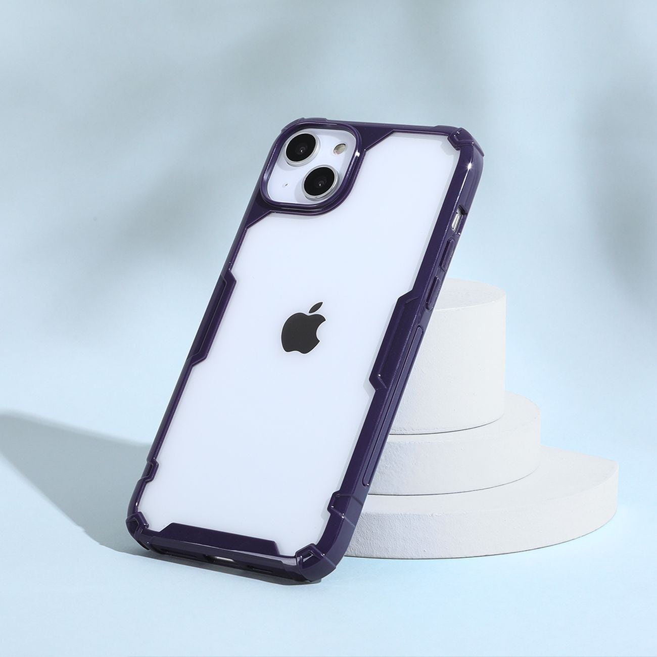 Nillkin Nature Pro iPhone 14 Plus-fodral, pansarskydd, blått fodral