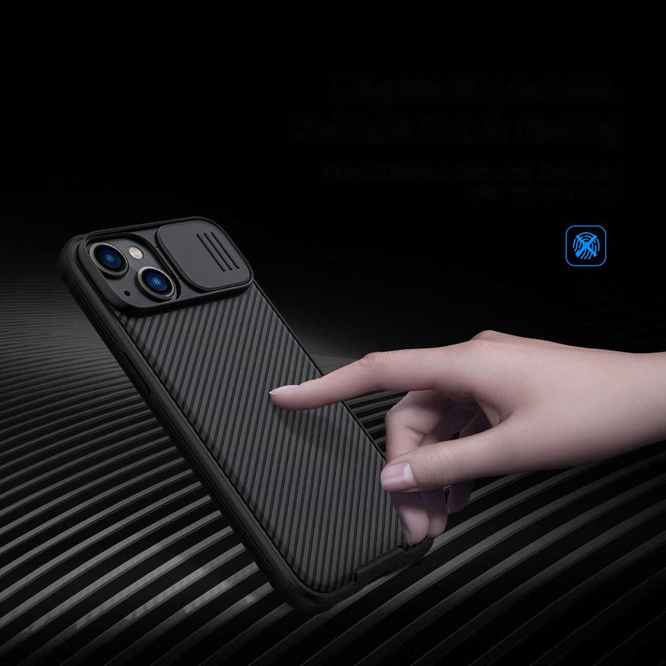 Nillkin CamShield Pro Fodral iPhone 14 Plus Pansarskydd Kameraskydd Grön