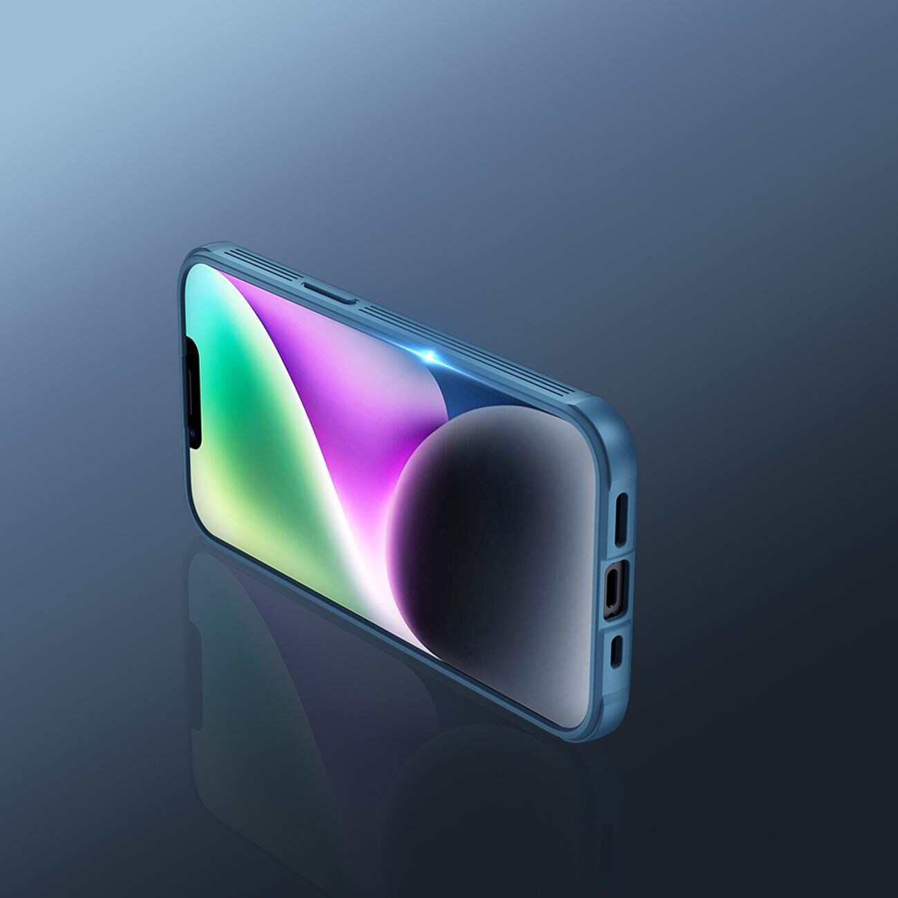 Nillkin CamShield Pro Fodral iPhone 14 Plus Pansarskydd Kameraskydd Grön