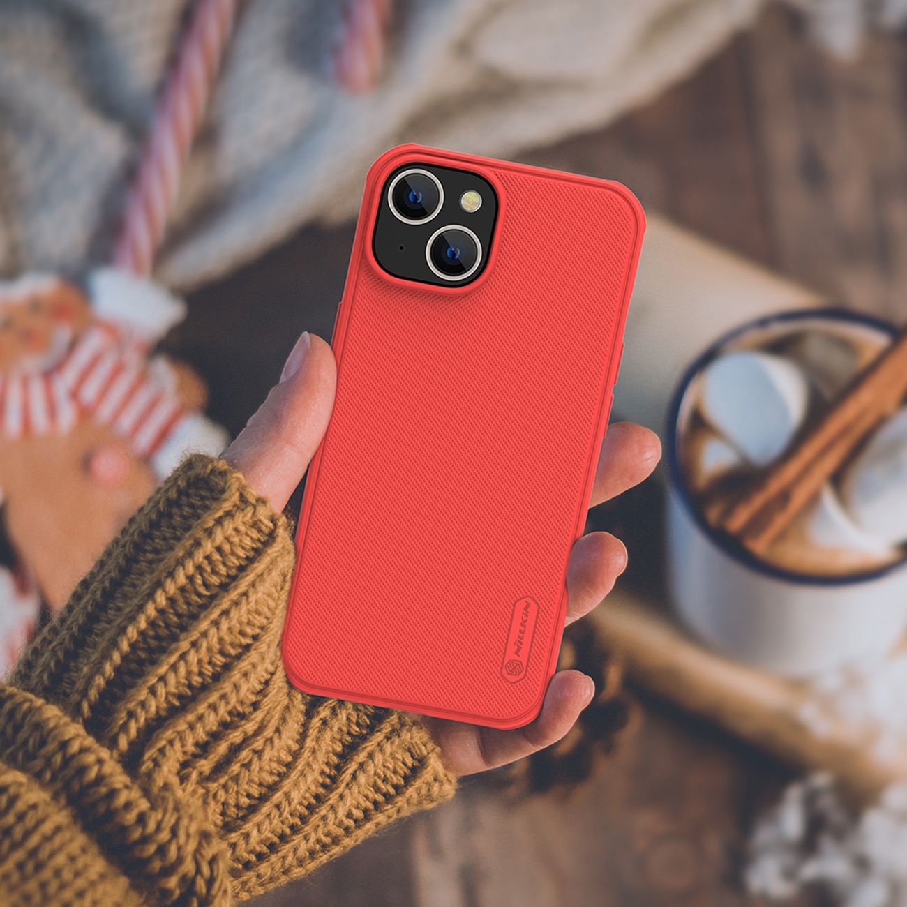 Nillkin Super Frosted Shield Pro-fodral för iPhone 14 Plus bakstycke blå