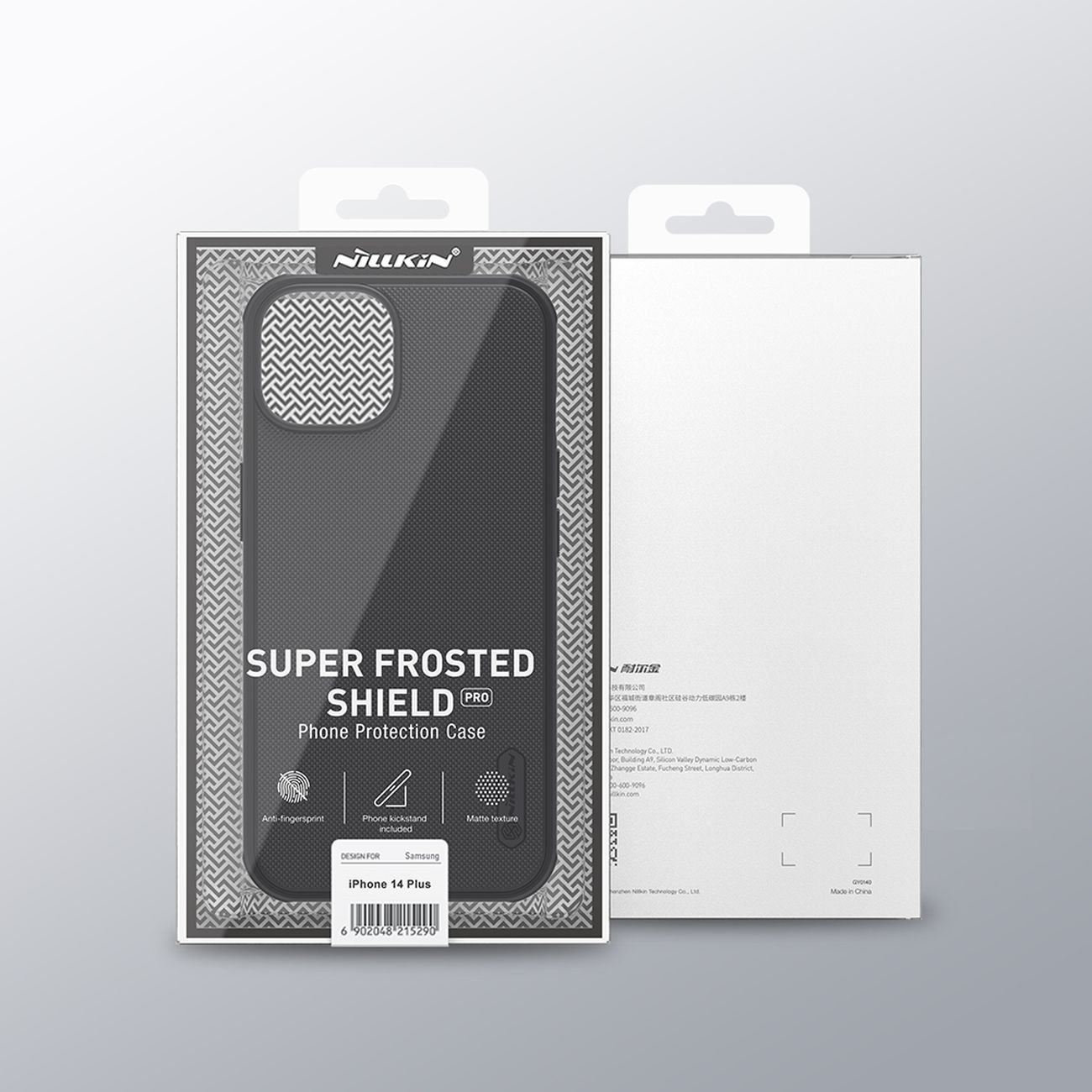 Nillkin Super Frosted Shield Pro-fodral för iPhone 14 Plus bakstycke blå