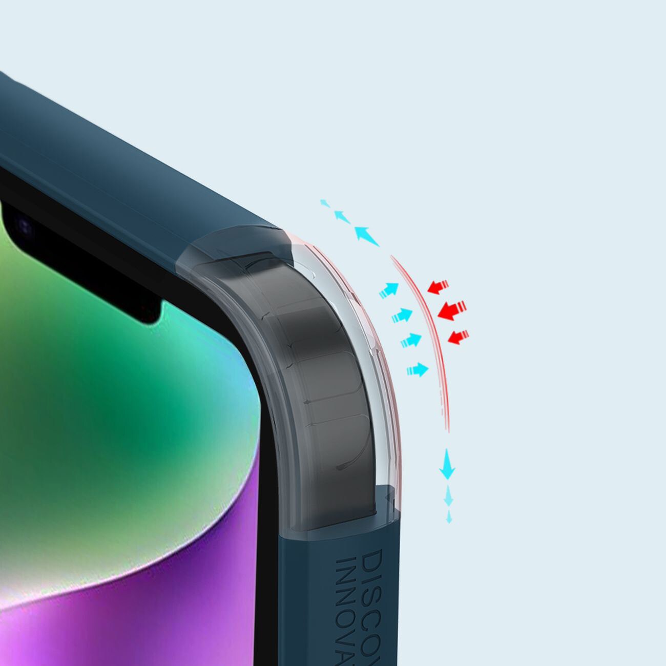 Nillkin Super Frosted Shield Pro-fodral för iPhone 14 Plus bakstycke blå