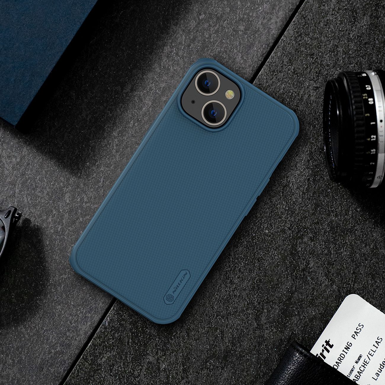 Nillkin Super Frosted Shield Pro-fodral för iPhone 14 Plus bakstycke grönt